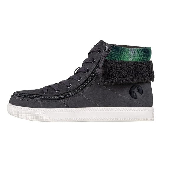 NEW Billy Footwear Womens Cuff Sneaker Adaptive Boot Charcoal Size 9 M KF193 - Picture 3 of 6